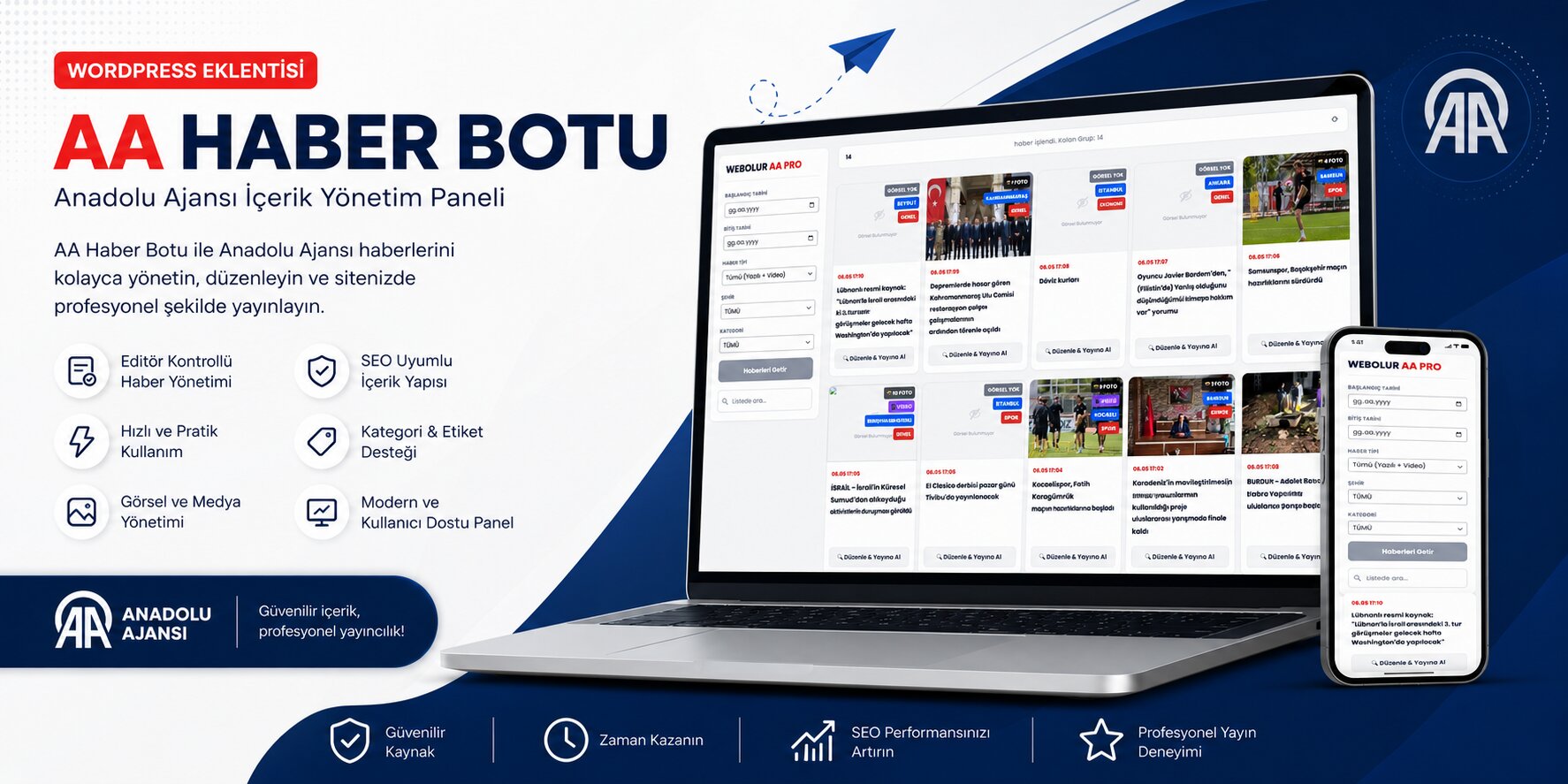 AA Wordpress Haber Botu